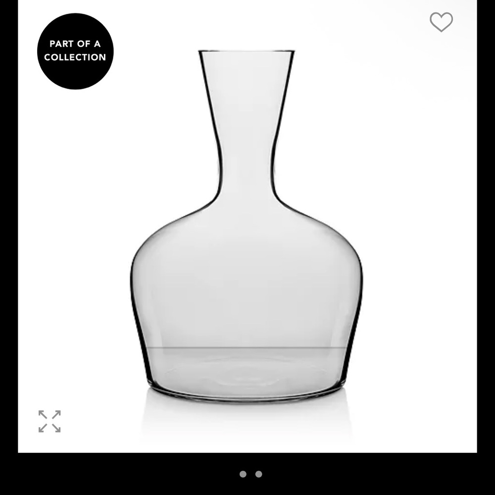 Richard Brendon Jancis Robinson Clear Glass Wine Decanter